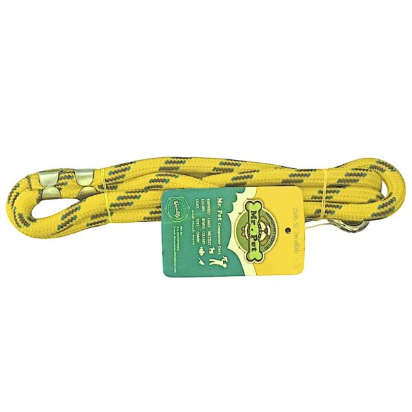 Mr Pet Premium Plain Dog Leash Strong Hook with Rope Toy, Dog Strap Leash  (Multicolor)