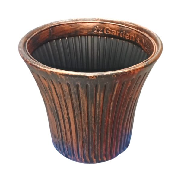VATIKALIVE Tancy Pot-12 INCH |  (27cm x 24cm x 18cm, Multicolor) GAMLA - Image 2