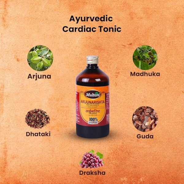 Multani Arjunarishta 450 Ml - Image 3