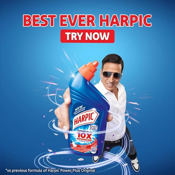 Harpic Disinfectant Toilet Cleaner Liquid, Original - 1 L | India's # 1 Toilet Cleaner - Image 3