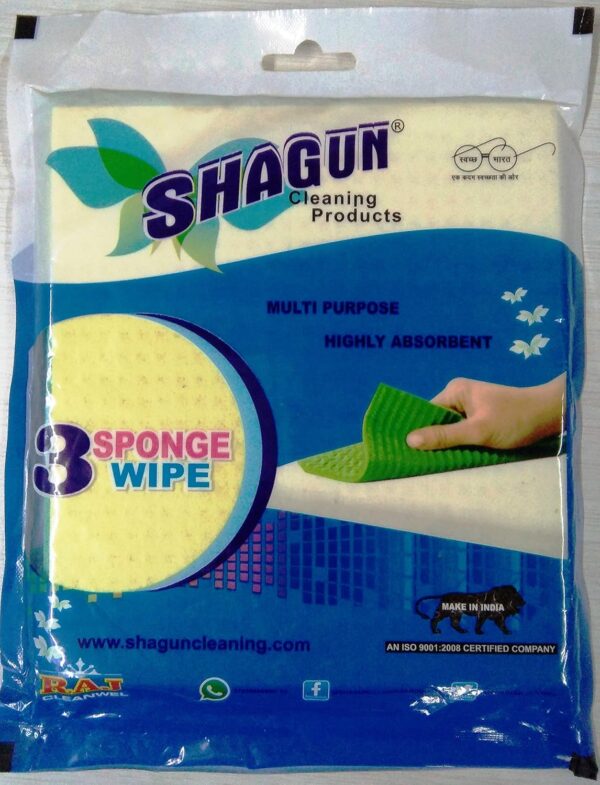 Shagun Sponge Wipe 3 (Pack of 3) - Image 2