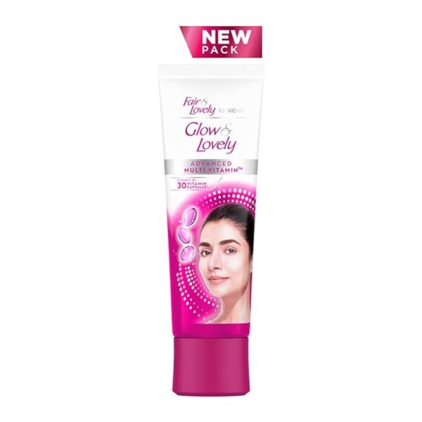 Glow & Lovely Advanced Multivitamin Face Cream 80g Daily Illuminating Moisturizer For Glowing Skin, Spf 15 -With Vitamin E, Vitamin C & Niacinamide - Image 2