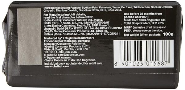 Cinthol Health+ Bath Soap - 100g (Pack of 3) | 99.9% Germ Protection & Insta Deo Fragrance - Image 3