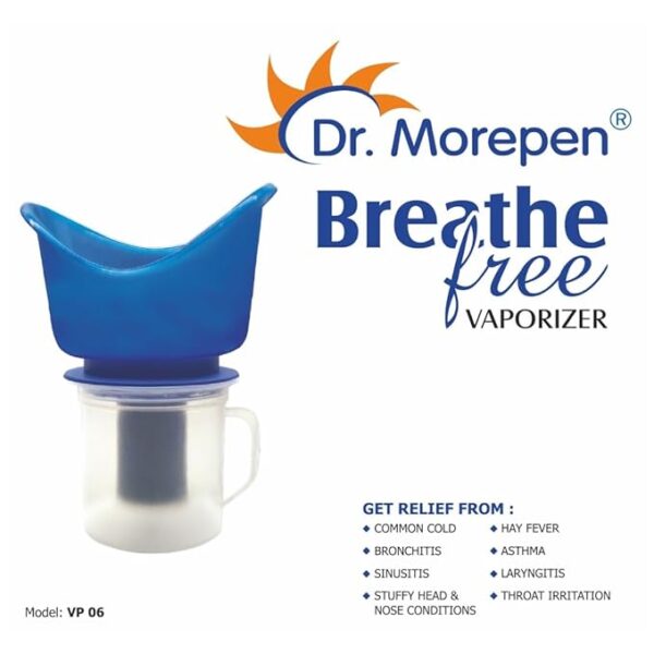 Dr. Morepen Breathe Free Vaporizer - 600 Ml, Blue - Image 2