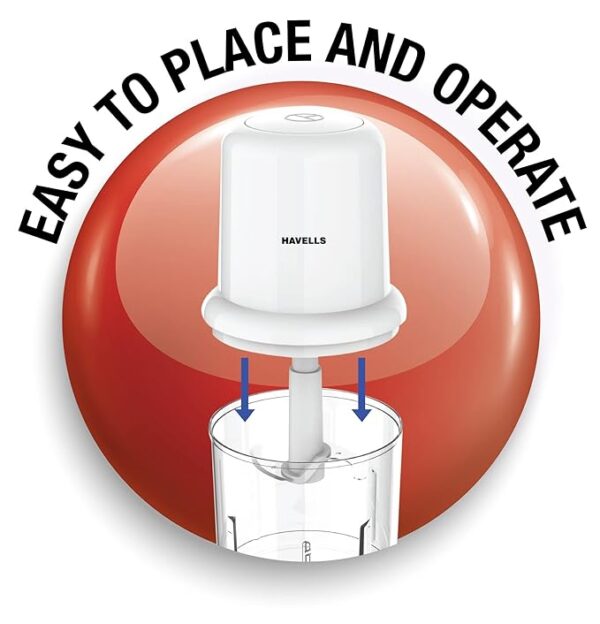 Havells 200 Watts Chopper, White - Image 5