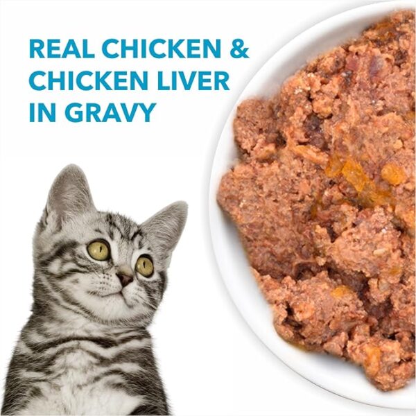 PurePet Wet Cat Food - Real Chicken and Chicken Liver in Gravy - All life stages (Pack of 5) - Image 4