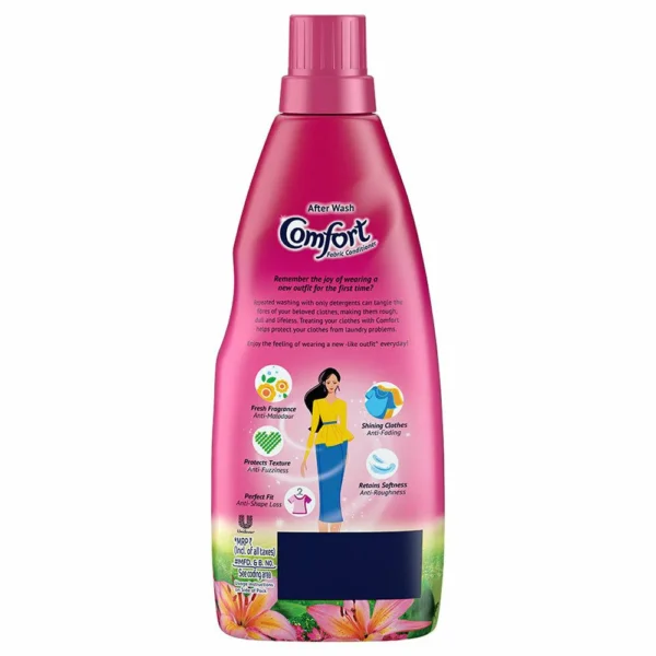 Comfort After Wash Lily Fresh Fabric Conditioner 860 ml - Image 5