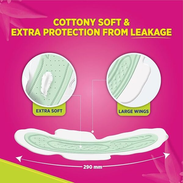 Sofy Women Anti Bacteria Extra Long Sanitary Pads, X-Large, - Image 7