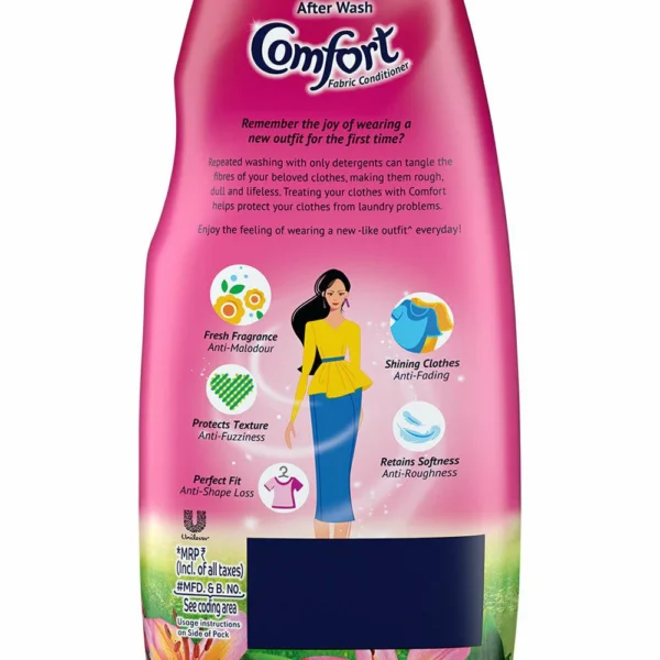 Comfort After Wash Lily Fresh Fabric Conditioner 860 ml - Image 4