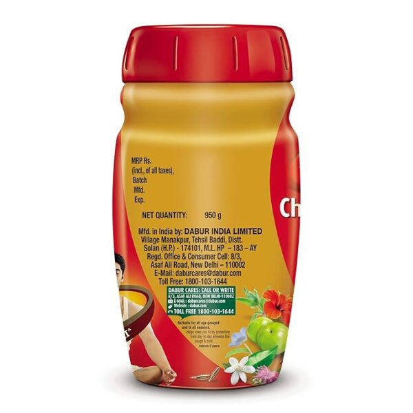Dabur Chyawanprash : 2X/3X Immunity, helps build Strength and for Stamina – 950g - Image 3