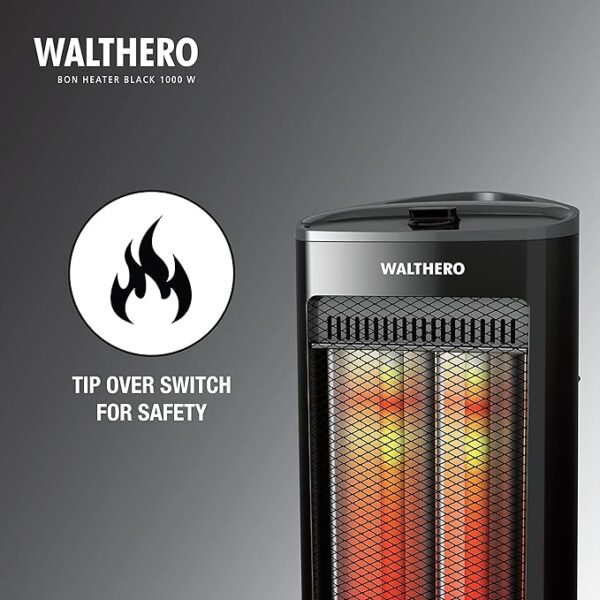 Havells Walthero 1000 Watt Carbon Heater (Black) - Image 4