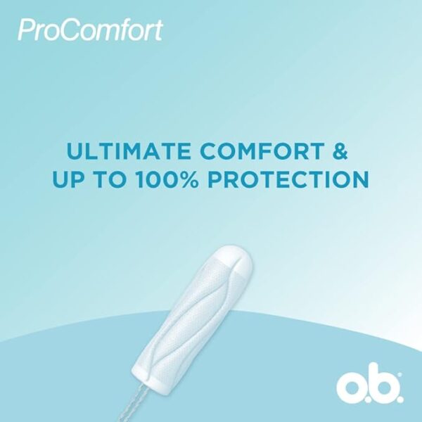 O.b. ProComfort Tampons - Regular (Average Flow, 20 Piece) - Image 4