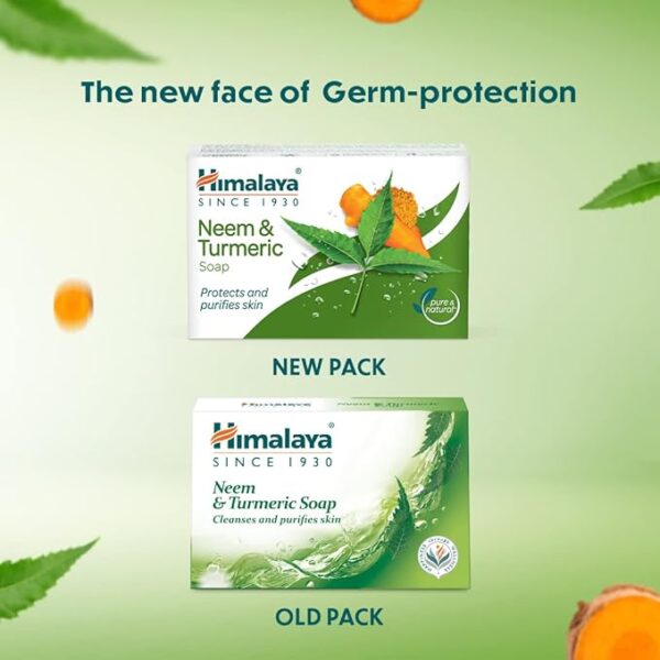 Himalaya Herbals Neem and Turmeric Soap, 125gm (Pack of 4) - Image 3