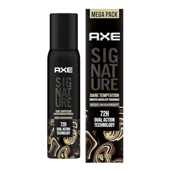 Axe Signature Dark Temptation No Gas Deodorant Body spray For Men, 122 ml - Image 2