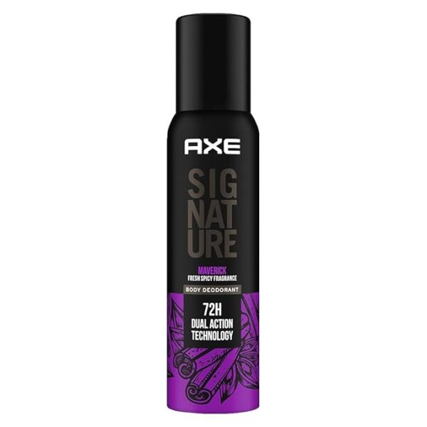 Axe Signature Dark Temptation No Gas Deodorant Body spray For Men, 122 ml