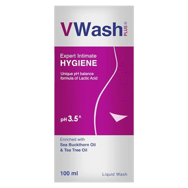 V Wash Plus Expert Intimate Hygiene, 100ml, Hygiene Wash for Women, Vaginal Wash, Prevents Itching, Irritation & Dryness, Suitable For All Skin Types - Image 3