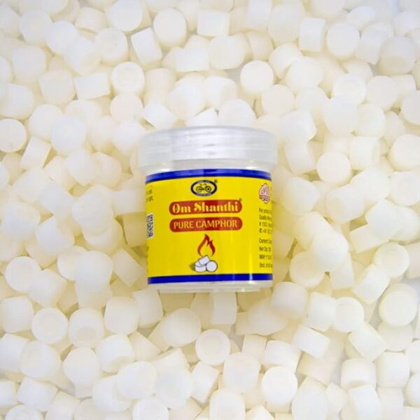 Cycle Pure Om Shanthi Camphor for Pooja - 220 Round Tablets (110 N X 2 Kapur Jars) | Pure Camphor for Divine Puja Experience | Zero Carbon | Ideal for Daily Rituals, Special Occasions & Havan - Image 4