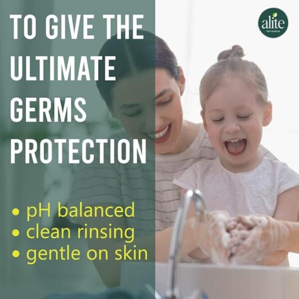 Alite Hand Wash Refill Pouch Enhanced Antibacterial Protection & Moisture Retention Enriched with Neem, Lemon, Rose & Strawberry Extracts for Soft, Clean, Germ-Free Hands 750ml - Image 4