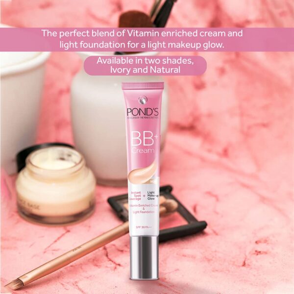 Pond's BB+ SPF 30 PA++ Ivory Cream, 18 gm - Image 3