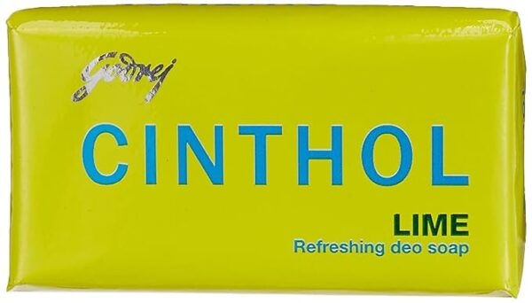 Cinthol Bathing Bar, Lime, 150g (Pack of 5) - Image 5