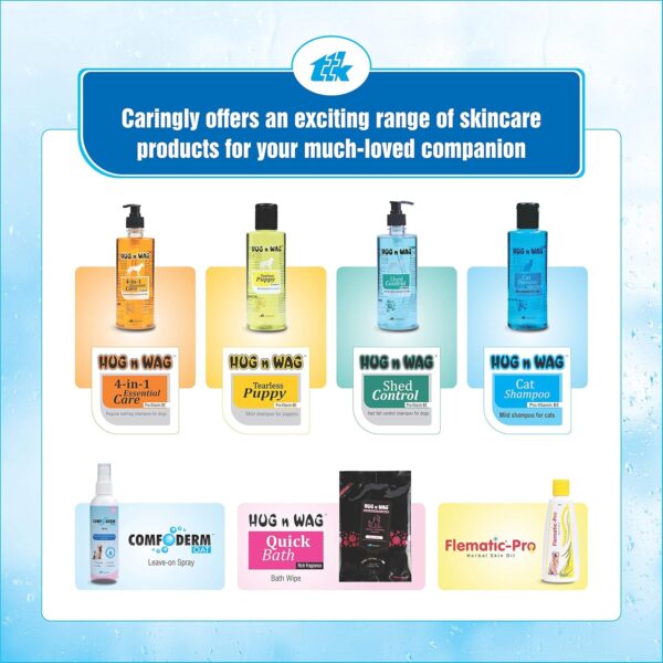 Hug n Wag Shed Control Shampoo for Dogs, 200 Ml - Image 3
