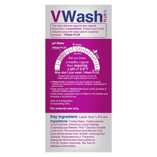 V Wash Plus Expert Intimate Hygiene, 100ml, Hygiene Wash for Women, Vaginal Wash, Prevents Itching, Irritation & Dryness, Suitable For All Skin Types - Image 2