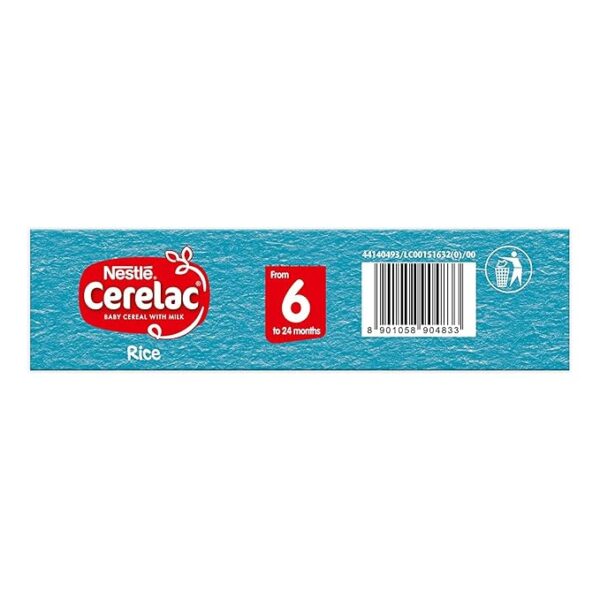 CERELAC Baby Cereal with Milk, Rice, Stage 1, From 6 to 24 Months , Source of Iron & Protein , Bag-In-Box Pack 300g - Image 3