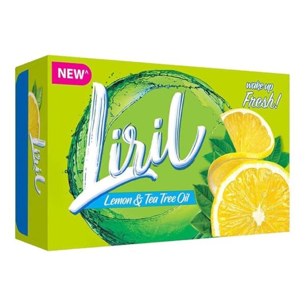 Liril Lemon and Tea Oil Soap 75g each(pack of 5) - Image 2
