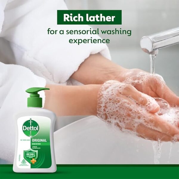 Dettol Liquid Handwash (Original) - 200 ml with Free Liquid Handwash - 175 ml (Any Variant) - Image 3