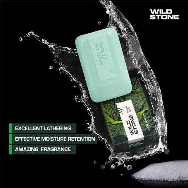 Wild Stone Soap Combo (3+1) for Men (125 g Each) - Image 5