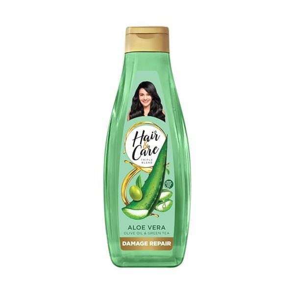 Hair & Care Damage Repair Non-Sticky Hair Oil with Aloe Vera, Olive Oil & Green Tea, 100ML