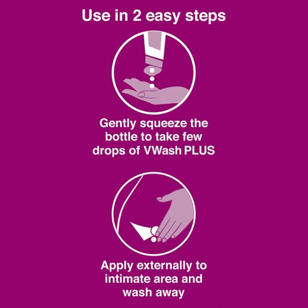 V Wash Plus Expert Intimate Hygiene, 100ml, Hygiene Wash for Women, Vaginal Wash, Prevents Itching, Irritation & Dryness, Suitable For All Skin Types - Image 5