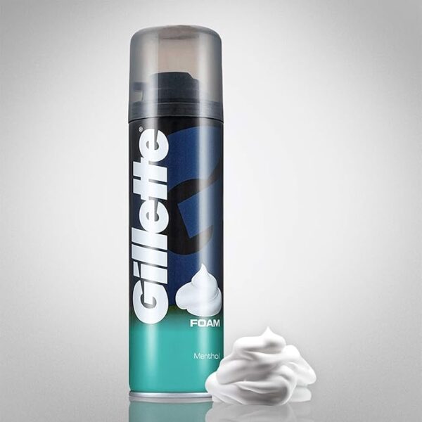 Gillette Classic Regular Pre Shave Foam, 418g with 33% Extra Free - Image 4