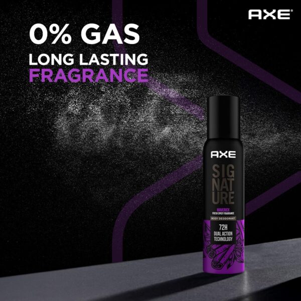 Axe Signature Dark Temptation No Gas Deodorant Body spray For Men, 122 ml - Image 10