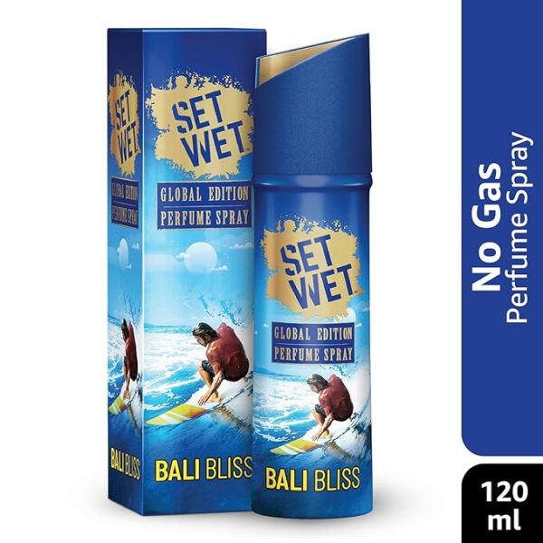Set Wet Global Edition Bali Bliss Perfume Spray, 120ml & Global Edition Las Vegas Live Perfume Spray, 120ml For Men - Image 5