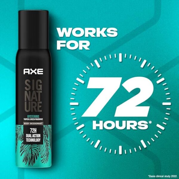 Axe Signature Dark Temptation No Gas Deodorant Body spray For Men, 122 ml - Image 8