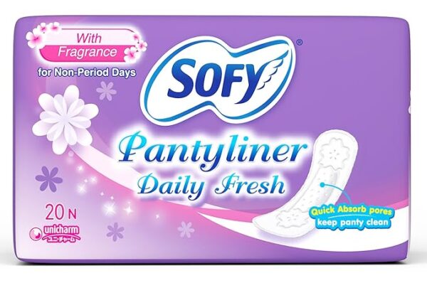 Sofy Daily Fresh Panty Liner - 20 Pieces (Pack of 3)