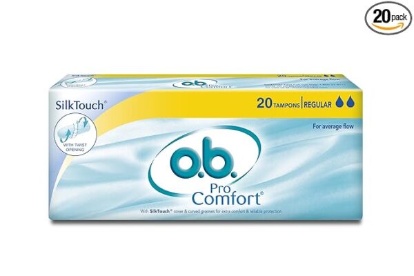 O.b. ProComfort Tampons - Regular (Average Flow, 20 Piece)