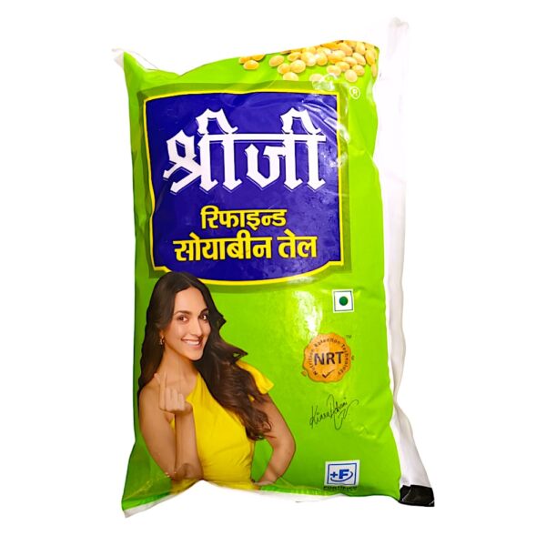 Shree ji Refined Soyabean Oil, Packet, 1 liter