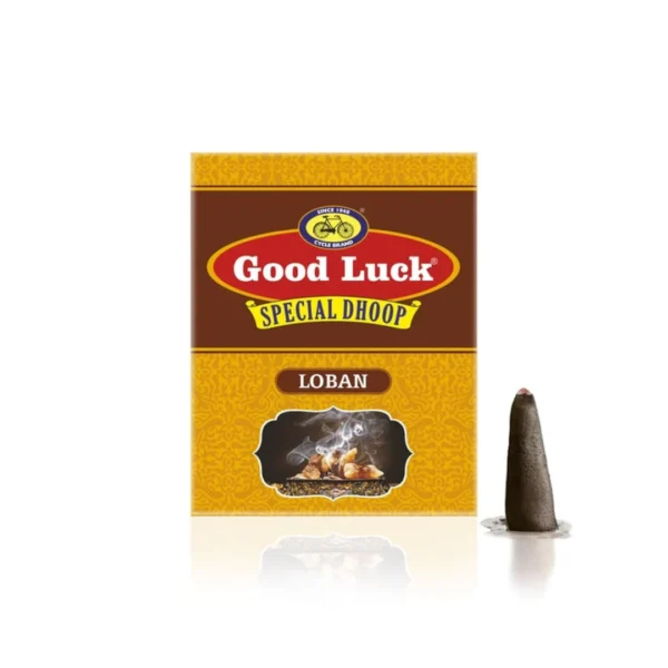Cycle Good Luck Jasmine Special LOBAN Dhoop 20 Sticks with 1 Dhoop Holder PACK OF 2