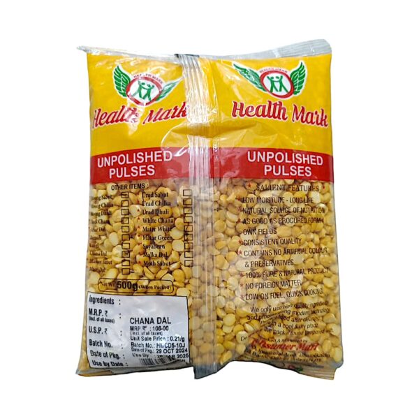 Health Mark  Dalli Channa Daal 1kg / 500g - Image 4
