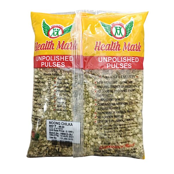 Health Mark MOONG CHILKA DAAL 500g - Image 2