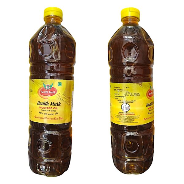 Health Mark Pure Kachi Ghani Mustard Oil 1 liter