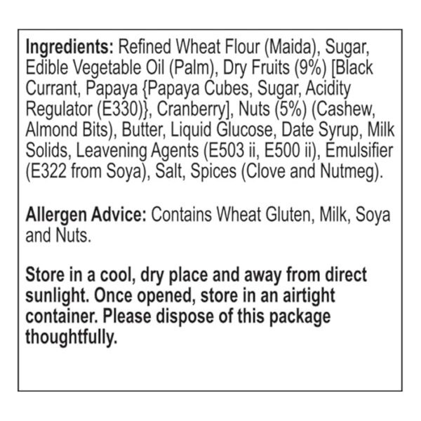 Unibic Fruit & Nut Cookie  150g pack of 2 - Image 2