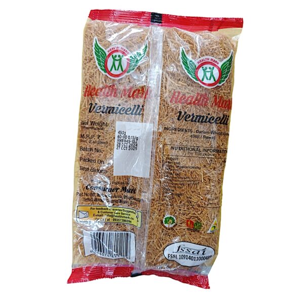 Health Mark Durum wheat ROASTED VERMICELLI (Seviyan) 500g - Image 2