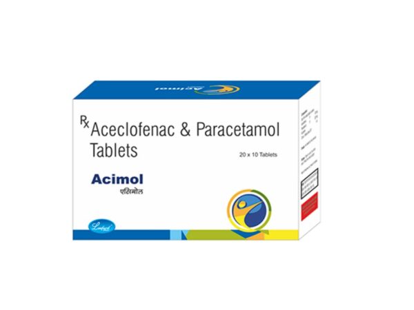 ACIMOL Aceclofenac 100 mg & Paracetamol 325 mg